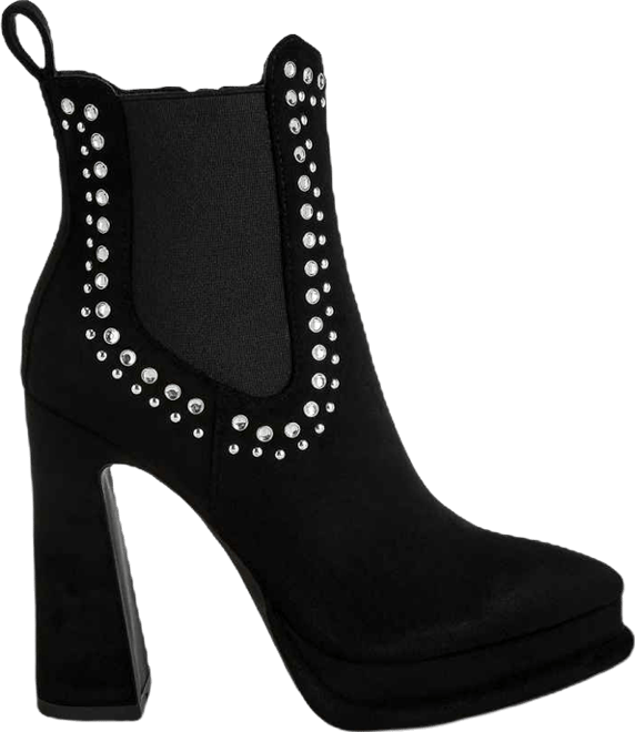 Dalton Studs Embellished High Ankle Boots Women