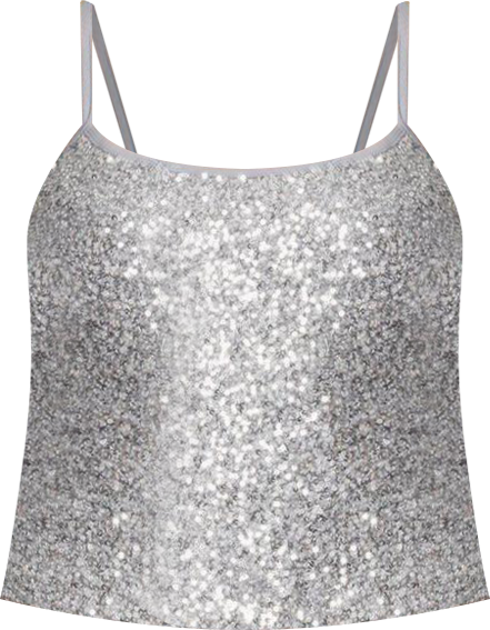 Womens Celene Sequin Tank Top