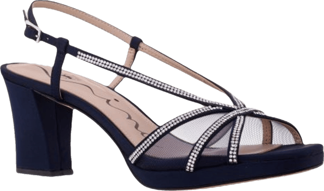 Women's Bonney Rhinestone Square Toe Dress Sandals