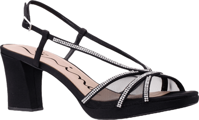 Women's Bonney Rhinestone Square Toe Dress Sandals