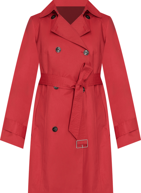 Women's 36 1/2” D/B Trench Coat With Removable Hood