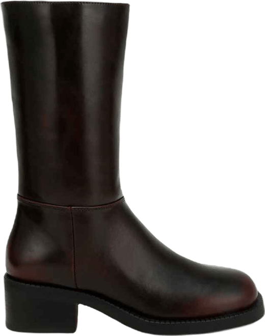 Soora Block Heel Calf Boots Women