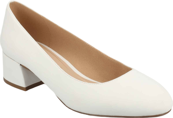 Women's Saarii Round Toe Block Heel Pumps