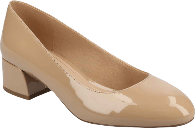 Women's Saarii Round Toe Block Heel Pumps