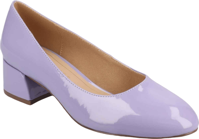 Women's Saarii Round Toe Block Heel Pumps