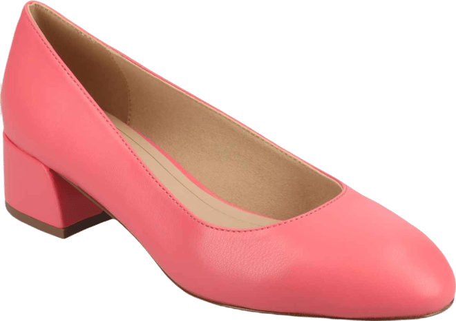 Women's Saarii Round Toe Block Heel Pumps