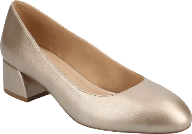 Women's Saarii Round Toe Block Heel Pumps