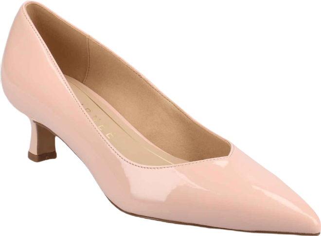 Women's Pammie Pointed Toe Kitten Heel Dress Pumps