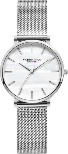 Women's Watch Round case 33mm Two-Tone Stainless Steel Bracelet Victoria Hyde