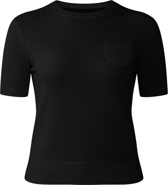 Women's 100% Cashmere Crewneck Short Sleeve Sweater