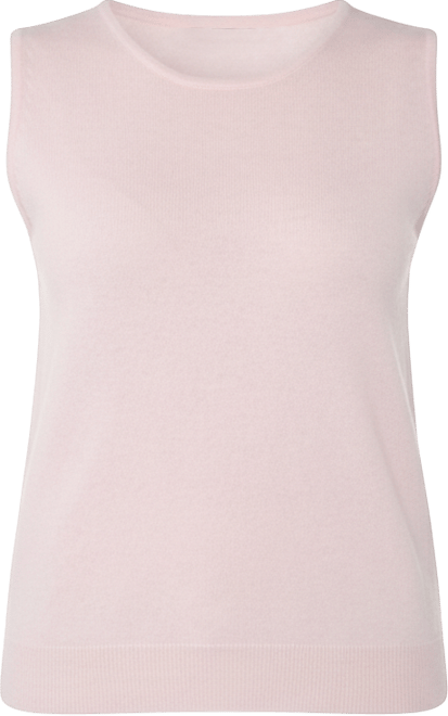 Women's 100% Cashmere Tank Tops Sleeveless Crewneck Sweater Vest