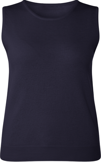 Women's 100% Cashmere Tank Tops Sleeveless Crewneck Sweater Vest