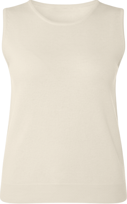 Women's 100% Cashmere Tank Tops Sleeveless Crewneck Sweater Vest