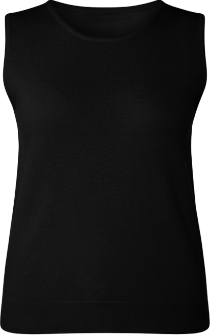 Women's 100% Cashmere Tank Tops Sleeveless Crewneck Sweater Vest