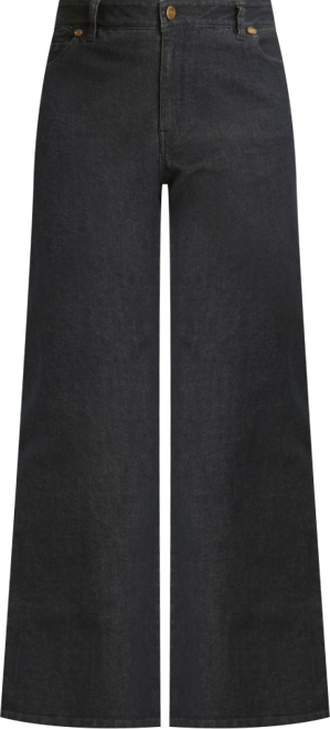 June + Vie Women's June + Vie Curvie Fit Wide-Leg Jeans