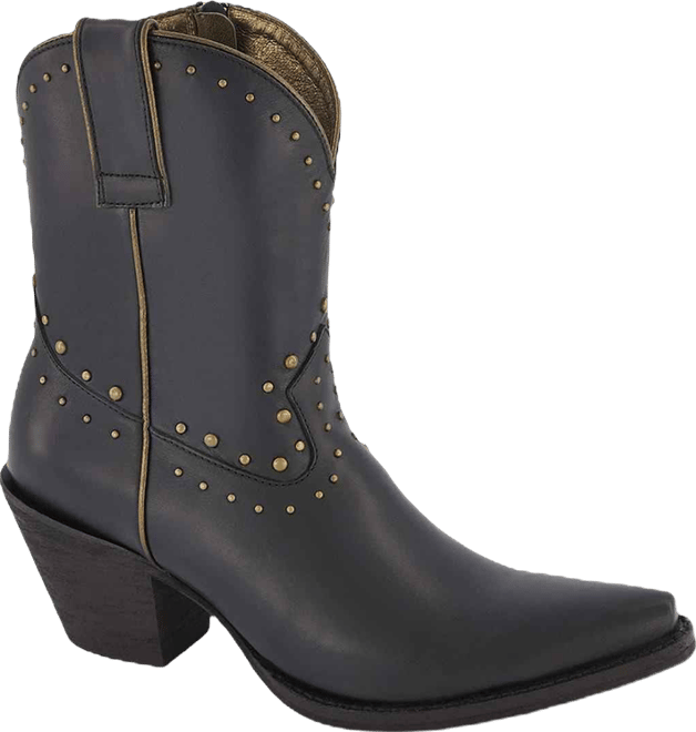 Women Premium Leather Western Short Boots By