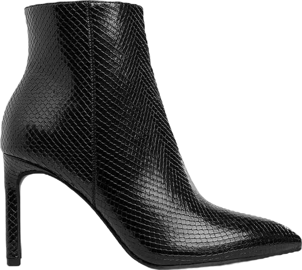 Tatria Textured Stiletto Heel Ankle Boots Women