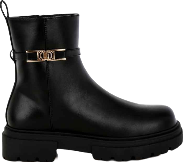 Corsac Buckle Belt Ankle Boots Women