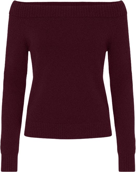 Womens Elona Off Shoulder Knit Top