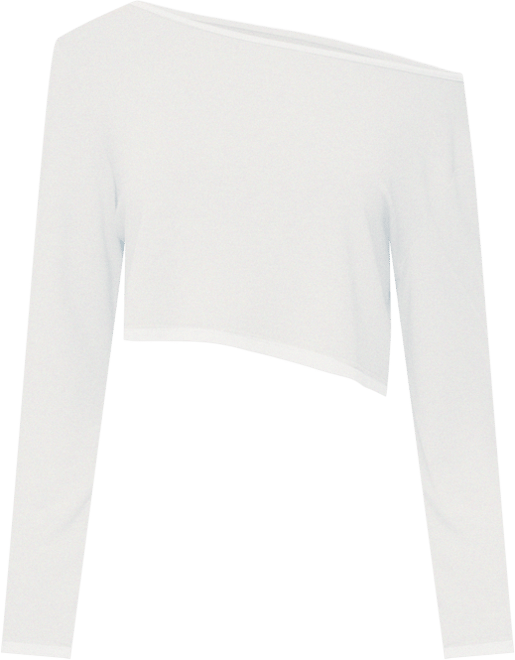 Women's Cropped Off Shoulder Top