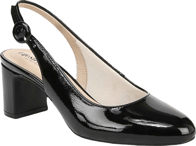 Women's Tia Block Heel Slingback Pumps