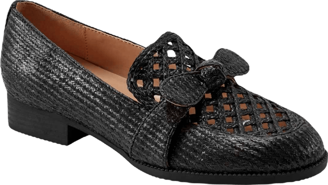 Women's Lilanaa Raffia Woven Knotted Loafers