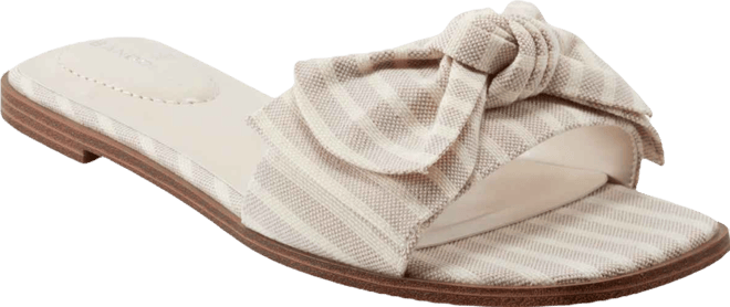 Women's Violeta Bow Flat Slide Sandals