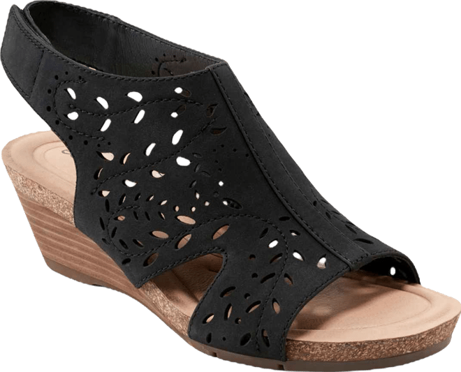 Women's Halin Cutout Slingback Wedge Sandals