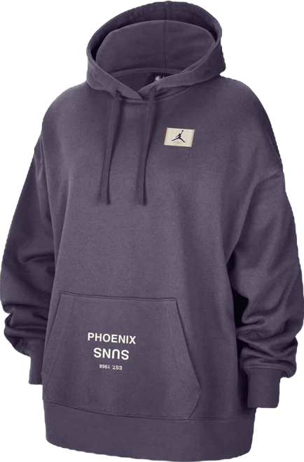 Women's Purple Phoenix Suns Courtside Statement Edition Oversized Pullover Hoodie