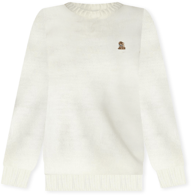 Womens Puppy Love Embroidered Sweater