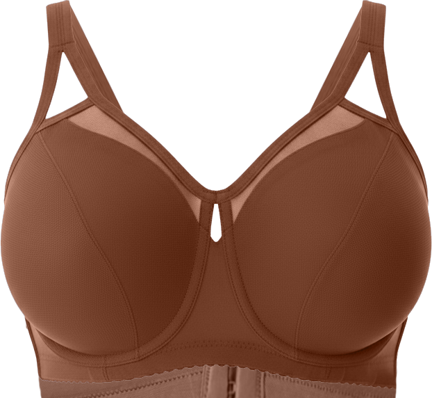 Women's Full Coverage Mesh Side Wire Bra