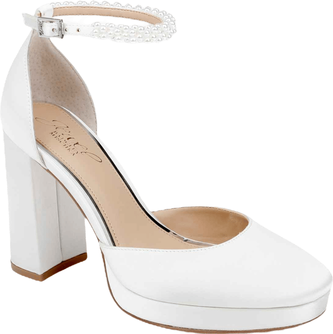 Women's Noble Bridal Block Heel Pumps