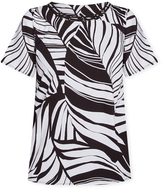 Women's Twisted Leaves Top with Side Tie Top