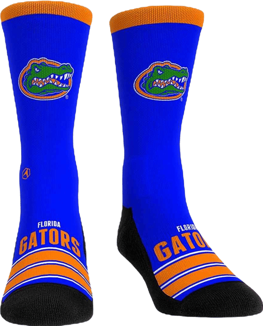 Men's and Women's Florida Gators Gametime Stripe&nbsp;Crew Socks