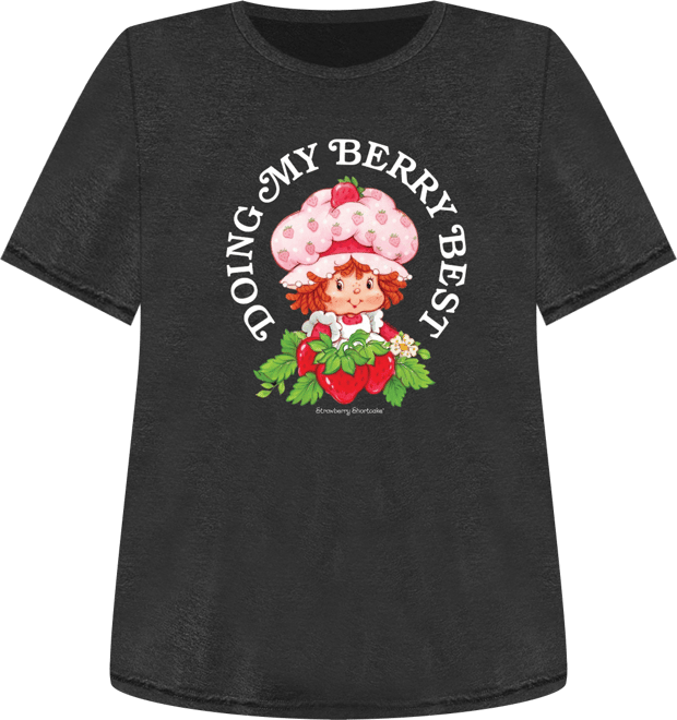 Plus Size Strawberry Shortcake Berry Best Graphic Pullover T-shirt