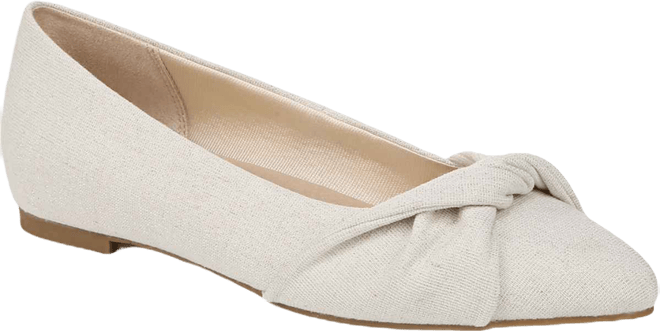 Women's Palm Pointed Toe Ballerina Flats