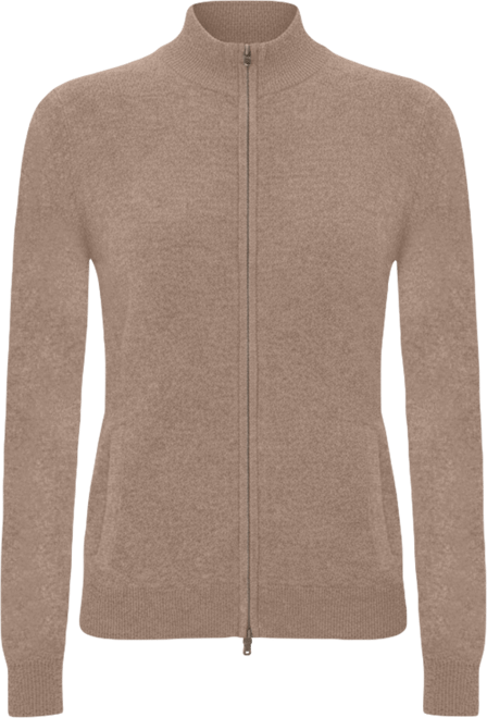 Women's Cashmere Full-Zip Cardigan
