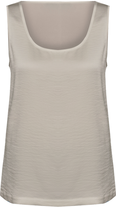 Women's Satin Scoop-Neck Tank Top