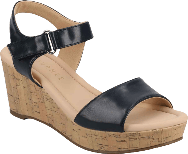 Women's Ranae Ankle Strap Platform Cork Wedge Sandals