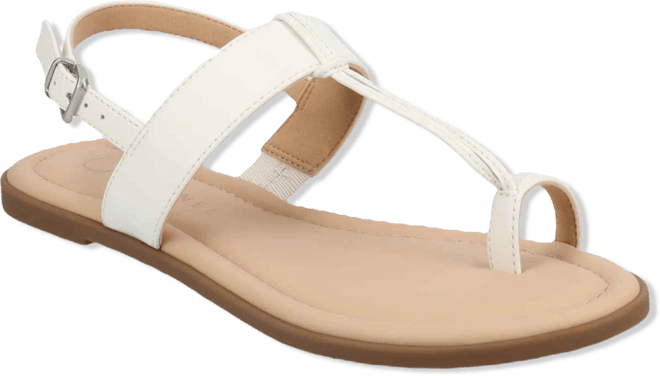 Women's Gerra T Strap Toe Ring Flat Sandals