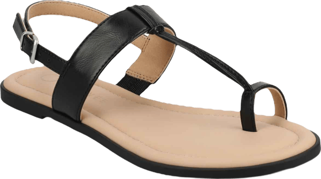 Women's Gerra T Strap Toe Ring Flat Sandals