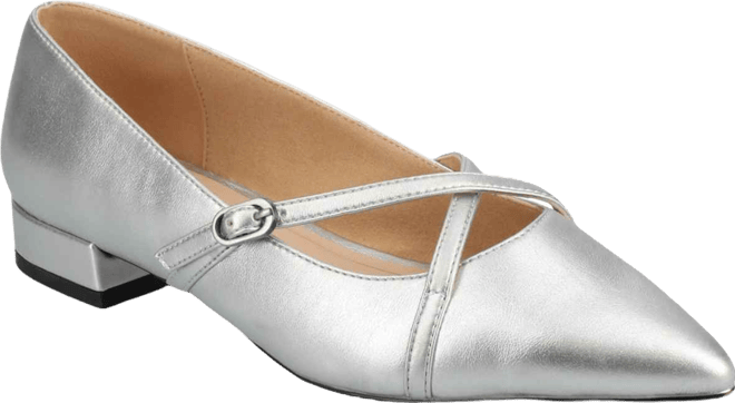 Women's Camby Crisscross Strap Pointed Toe Flats