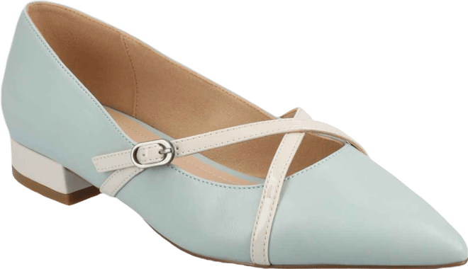 Women's Camby Crisscross Strap Pointed Toe Flats