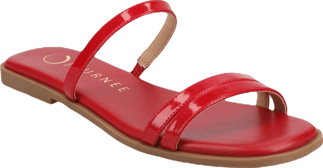 Women's Brisa Multi Strap Slip On Flat Sandals