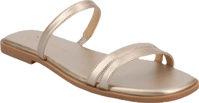 Women's Brisa Multi Strap Slip On Flat Sandals