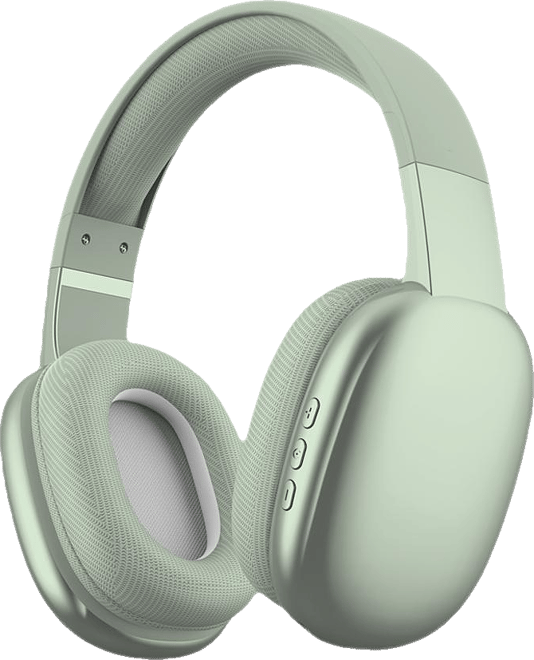 GabbaGoods Platinum Vibe Over Ear Stereo Sound Bluetooth Headphones with Built-In Mic