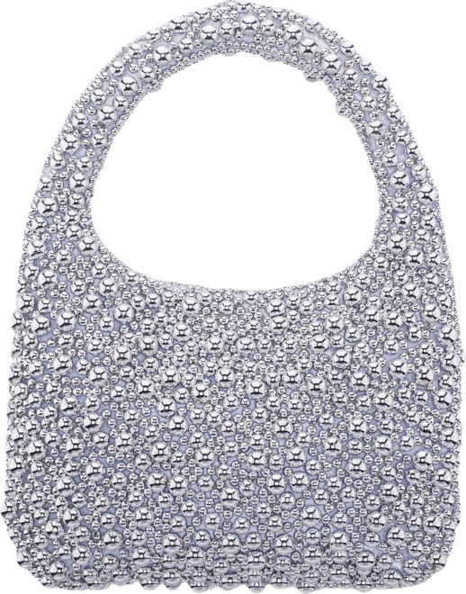 All Over Beaded Hobo Bag