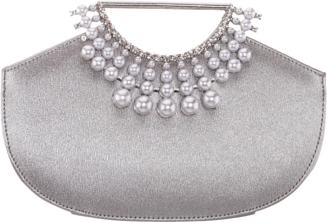 Crystal Encrusted Small Handle Bag