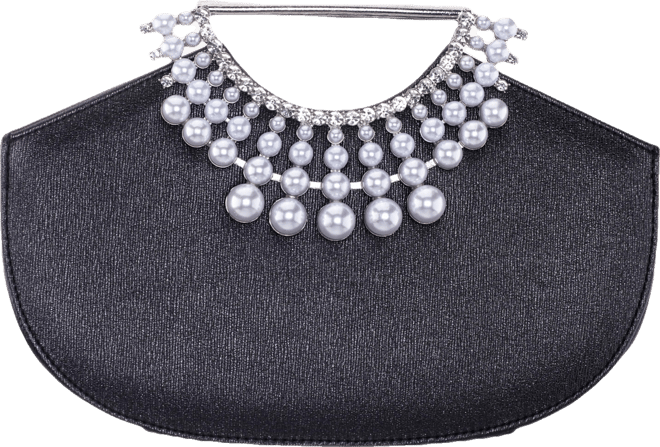 Crystal Encrusted Small Handle Bag