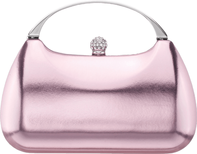 Minaudiere with Metal Handle Clutch